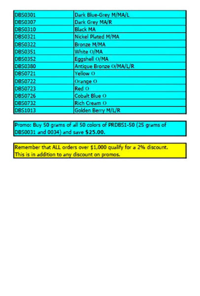 Size 15 50 Gram Delica Bead 1 Promotion Page 2