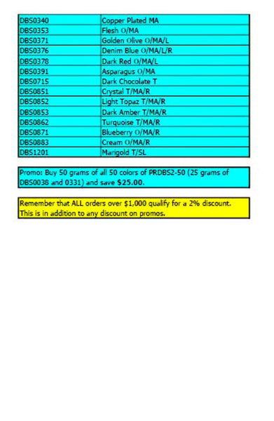 Size 15 50 Gram Delica Bead 2 Promotion Page 2